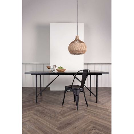 Astrid table de salle à manger 90x200cm noir. (1/5)