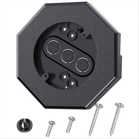 Kit de montage pour bardage Octagon, lampes verticales noires 8141 pour siding (1/5)