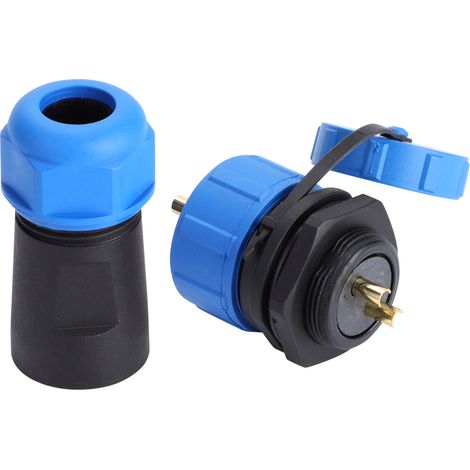 Connecteur de prise aviation étanche en plastique IP68 SP21 à 2 broches (2 broches) (1/5)