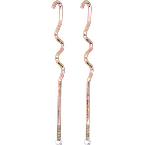 2PCS Barre de Fixation Batterie Club Car 103357701 avec Écrous, Remplacement pour Precedent 2008 et Plus (1/5)