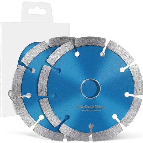 Diamant Trennscheiben 115mm, 2 Stück, Extra Dünn, für Fliesen, Beton, Granit (1/5)