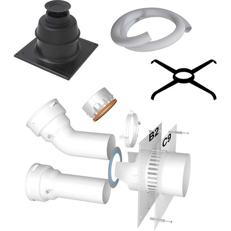Pack condensation 4 en 1 B3/C9 - mural / plafond - 10ml - Terminal noir (1/3)