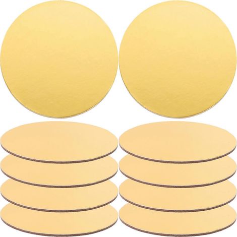 20Pcs Round Cake Boards Paper Cake Boards Cake Paper Plates Dessert Board Base Party Cake Trays (10cm) (1/5)