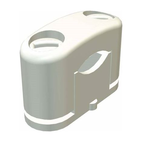 OBO Bettermann Abrazadera SOM 5-13mm poliestireno gris claro RAL 7035, 2124149