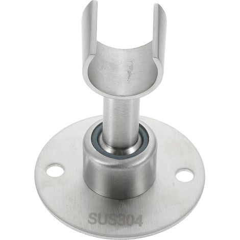 Support de pommeau douche robuste en acier inoxydable, réglable à 360°, léger et conçu pour une (1/5)