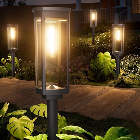 Lampes Solaires pour Extérieur Jardin, 8 Pièces Lampes de Jardin Solaires Blanc Chaud, IP65 étanches Lampes de Chemin Décoration pour Jardin, Terrasse, Chemin, Pelouse (1/5)