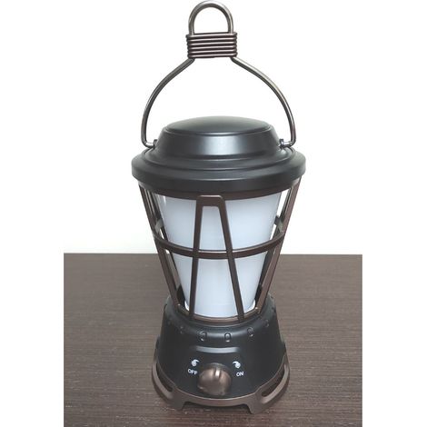 Farol LED con Efecto Llama de Fuego y Luz Blanca