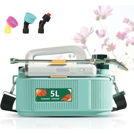 5L 3.7V Electric Sprayer, Green, for Agriculture/Garden (1/5)