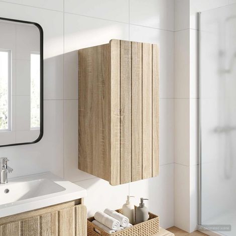 vidaXL Armario de pared para baño ZWOLLE Roble Sonoma 30 x 31 x 63 cm (1/5)