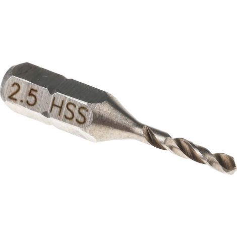 Foret HSS RS PRO Foret torsadé 2.5mm ( Prix pour 1 )