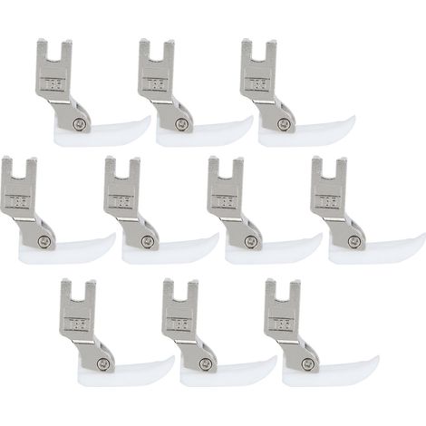 Set mit 10 Nähfüßen für Industrienähmaschinen, Kunststoffzubehör T350 (1/5)
