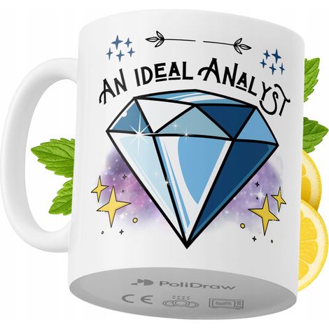 Lustige Kaffeetasse mit witzigem Textdesign für Analysten – ideal für Geburtstage, Namenstage, Feiertage und besondere Anlässe. Hochwertige Tasse für Büro, Homeoffice und Arbeit. Farbe: Weiß, 330 ml.