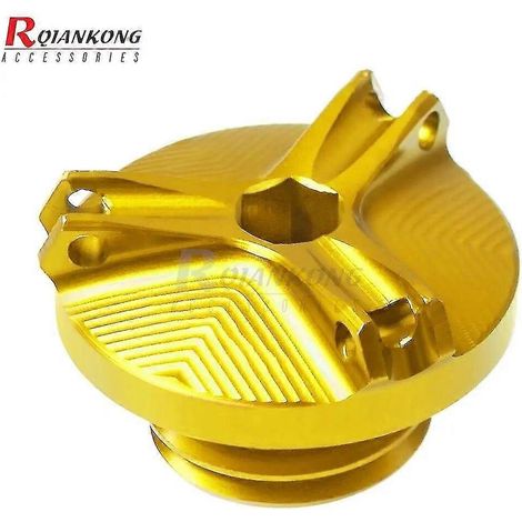 Für MV AGUSTA B3 675/800 F3 675/800 (2012) und RIVALE 800 (2013–2017): Schraube für Ölfilterbecher-Abdeckung – goldfarben (1/5)