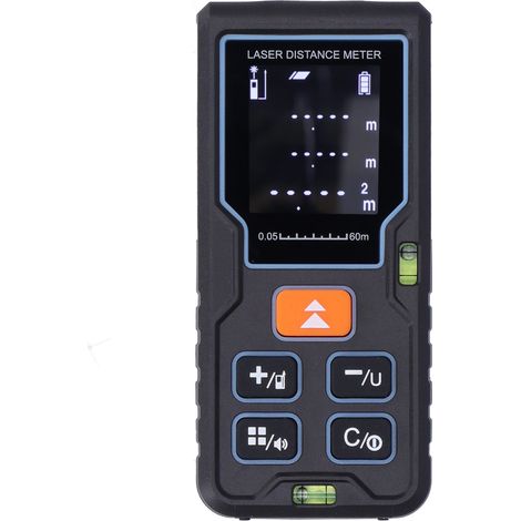 S60 Laser-Entfernungsmesser mit Hintergrundbeleuchtung, tragbarer elektronischer Infrarot-Entfernungsmesser, Messbereich von 0,05 bis 60 m (1/5)