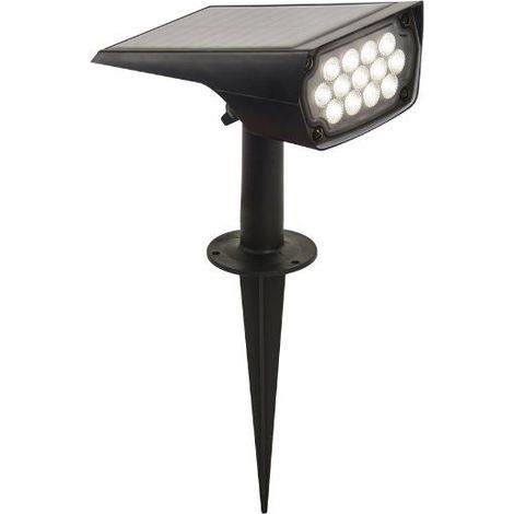 Spot Piquet Solaire Projecteur IP65 2W - Blanc Chaud - SILUMEN (1/2)
