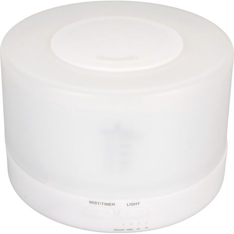 Diffuseur d'huiles essentielles ultra silencieux 500ml, humidificateur d'air pour maison voiture bureau, prise UE 100-240V, rechargeable, bien-être (1/5)