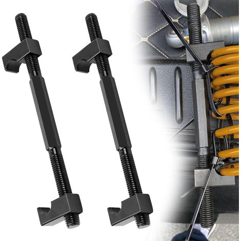 Compresor de muelles de amortiguador, herramientas mecánicas para motocicletas, herramienta compresora de muelles, desmontaje de suspensión, freno y separador, compresor de muelles de amortiguador, 2  (1/4)