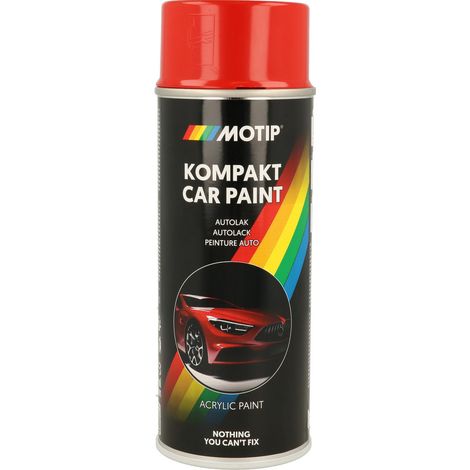 PEINTURE ACRYLIQUE KOMPAKT 41850 ROUGE BRILLANT 400ML MOTIP