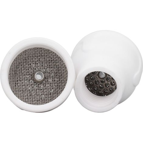 2 PIÈCES BEC TIG CÉRAMIQUE BLANC TROU CENTRAL FILTRE 2.4mm POUR TORCHE SOUDURE ARC SOUS ARGON (1/5)