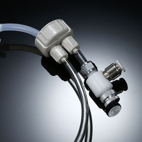 Kit Générateur CO2 DIY pour Aquarium avec Manomètre et Vanne de Régulation – ABS/PU 160 cm