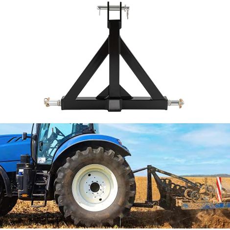 3 Point Trailer Hitch with 2" Receiver Heavy Duty Tow Hitch Coupler for Tractors and Vehicles, Secure Towing and Hauling for Trailers, Farms, and Garden Equipment (1/5)