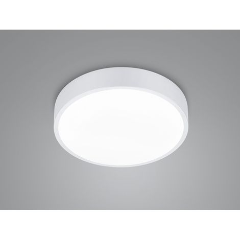LED Deckenleuchte WACO in Weiß matt extern dimmbar flach, Ø 31cm (1/5)