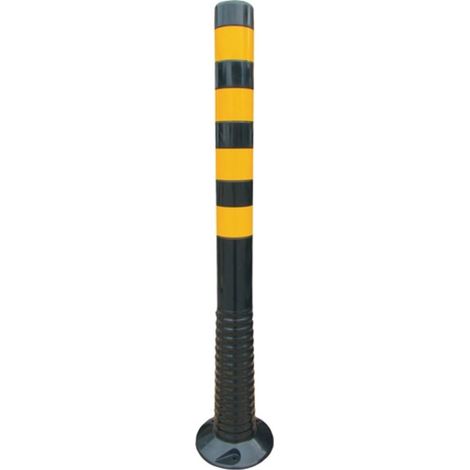 Sperrpfosten TPU schwarz/gelb D.80mm z.Schr.m.Befestigungsmaterial H.1000mm (1/4)