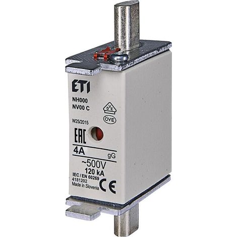 Fusible ETI NH NH000 gG 4A/500V, Cond. 3