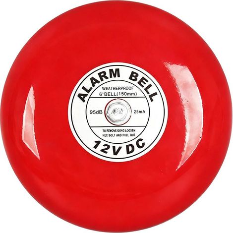 Alarme ABS robuste 95 dB résistante aux intempéries avec alimentation pour maison/usine alarme intérieure extérieure (1/5)