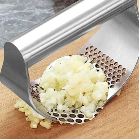Presse-fruits manuel en acier inoxydable,broyeur à bascule,outils de coupe,gadgets de cuisine,version améliorée,1995- Silver[D823] (1/4)