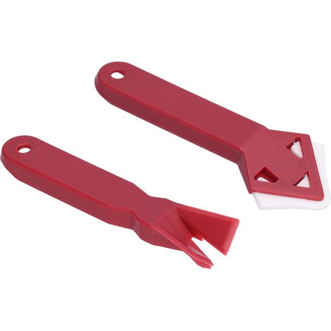 Lot de 2 grattoirs à vitre en silicone pour ciment et verre, outil de nettoyage pour fenêtres de cuisine et de salle de bain (1/5)