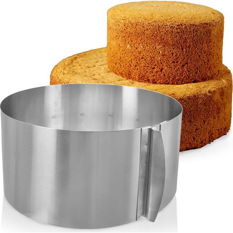 Verstellbare Kuchenform mit Band für Biskuitkuchen (1/5)