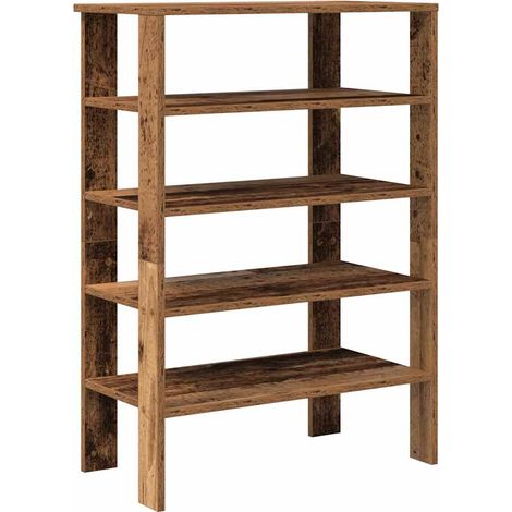 Maison Exclusive - Étagère à chaussures vieux bois 61x32x87,5 cm bois d'ingénierie