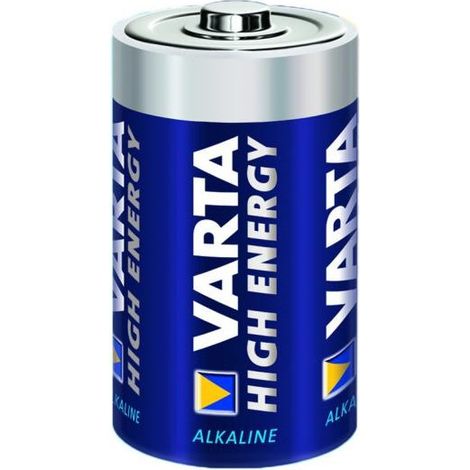 Lot de 2 piles alcaline D LR20