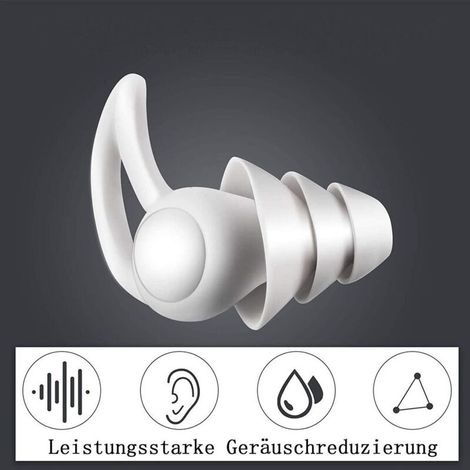 Dormir une protection Auditive Bouchons d'oreilles pour Dormir et contre le Ronflement,Atténue le Bruit et Améliore le Sommeil (1/5)