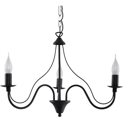 MINERWA 3 black chandelier (1/5)
