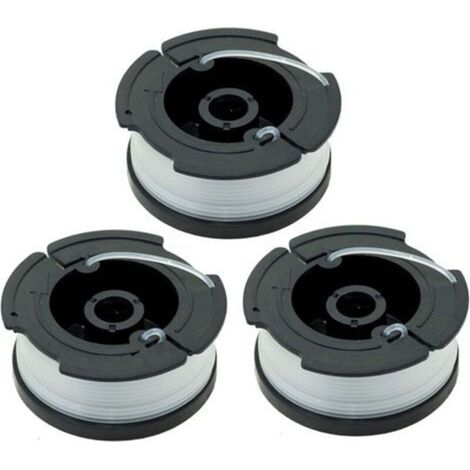 0.065" spool for BLACK+DECKER string trimmers (auto-feed replacement spool), compatible with BLACK+DECKER AF-100, pack of 3 (1/4)