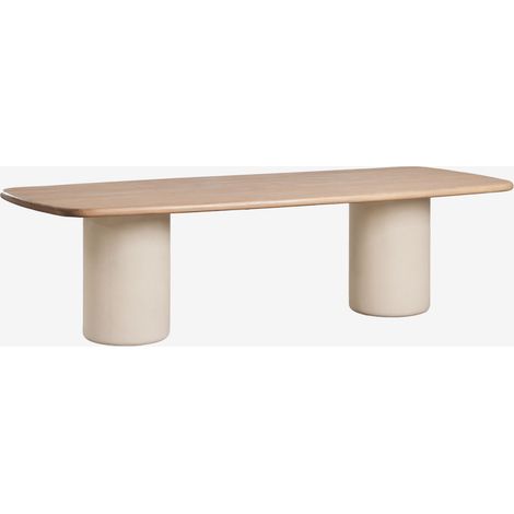 Mesa de comedor rectangular 270x110 cm en madera de acacia Bogota SKLUM (1/5)