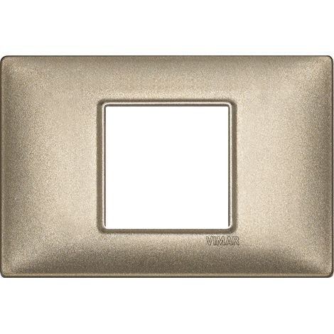 VIMAR - 14652.70 Placca 2M centrali bronzo metallizzato