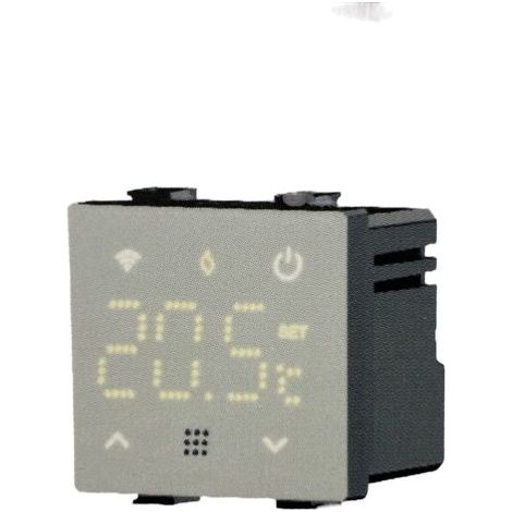 Cronotermostato Programmabile 230V Termostato Wifi Smart Tuya da Incasso Display Touch Compatibile con Vimar Plana