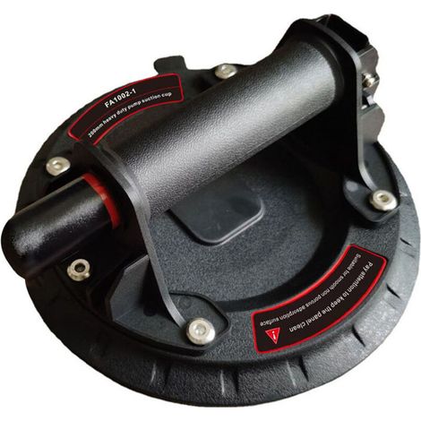 8-Zoll-Vakuumsaugnapf, robust, handgeführt, Tragfähigkeit 200 kg/440 lb, zum Anheben von Glas (1/5)