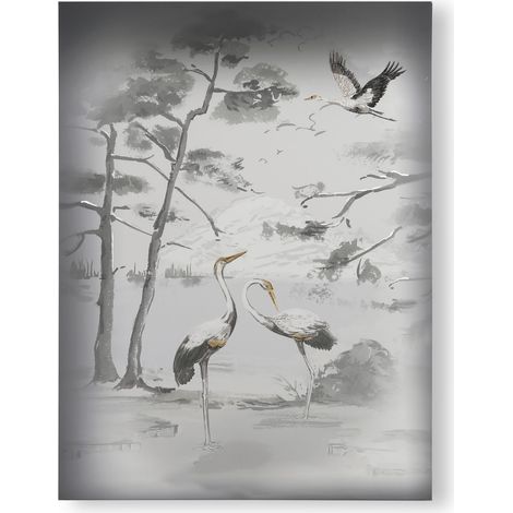 Laura Ashley Animalia Leinwandbild Metallic 80x60cm