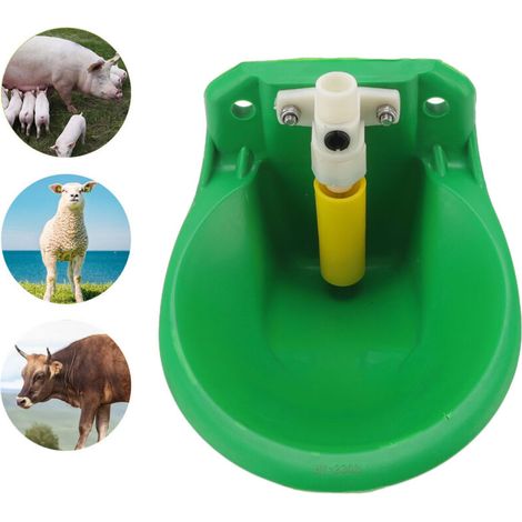 Abreuvoir Automatique pour Bétail - Volume Réglable 1L, Capacité de Stockage 1L, Abreuvoir Plastique pour Porcs, Bovins, Ovins - Modèle Basic