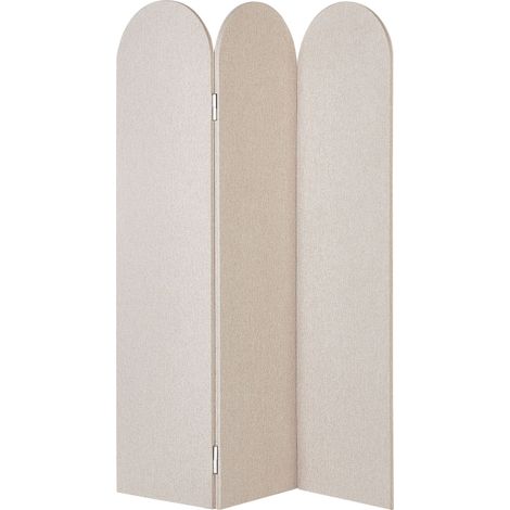Acoustic 3 Panel Room Divider SLIMMY Beige 120 cm 160 cm (1/5)