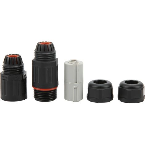 10 Pièces Connecteurs Étanches IP68 Kit d'Assortiment pour Éclairage Public et Extérieur (1/5)
