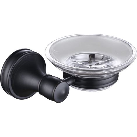 PORTE SAVON 001 Noir EN LAITON COLLECTION Céphise