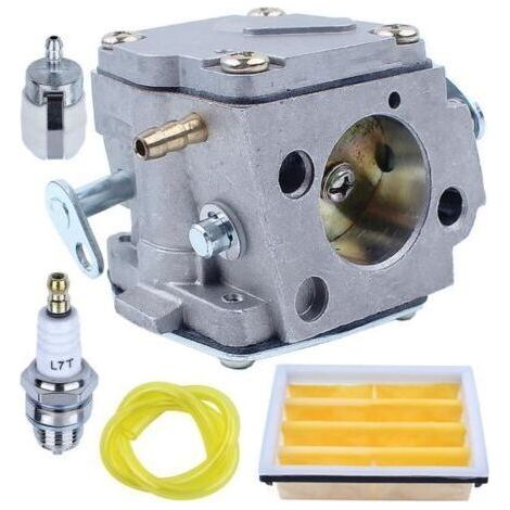 FOREHILL Carburateur Carb avec kit de conduite de carburant de filtre à air pour Husqvarna 61 266 268 272 272XP (1/3)