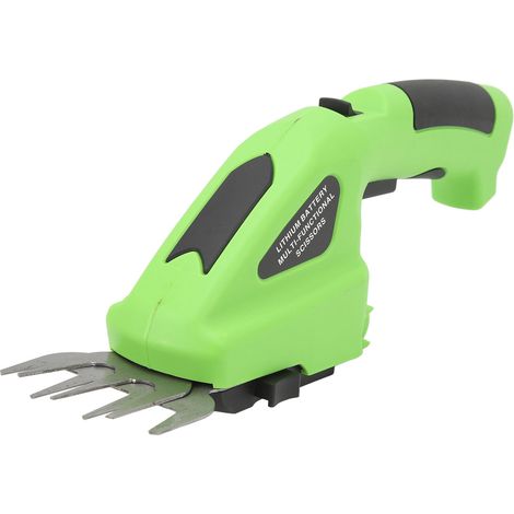 Taille-haie électrique sans fil, cisaille à arbustes, outil de taille de gazon portatif, batterie 7,2 V 2,0 Ah, chargement USB (1/5)