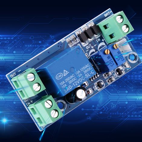 Module de contrôle de sous-tension et de charge de batterie X802 12V (1/5)