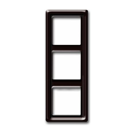 Busch-Jaeger Cadre de recouvrement 3 compartiments brun - Allwetter 44® (IP44) (2103-31), 2CKA001730A0279